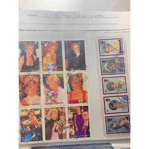 Princess Diana Stamps Collection Featuring S. Tome E Principe & GB Stamps 1961-1